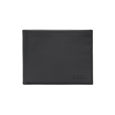 Siyah Mike Silky Deri Erkek Cüzdan