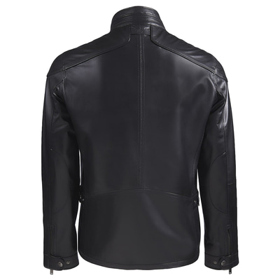Siyah Tiago Erkek Deri Ceket
