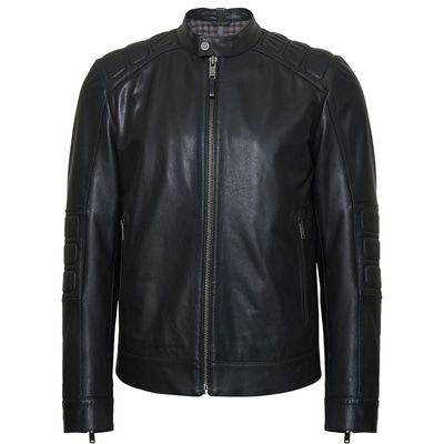 Siyah Umberto Erkek Deri Mont