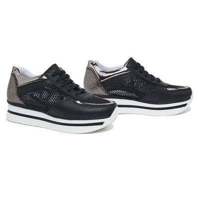 Siyah Villarosa Kadın Spor Ayakkabı