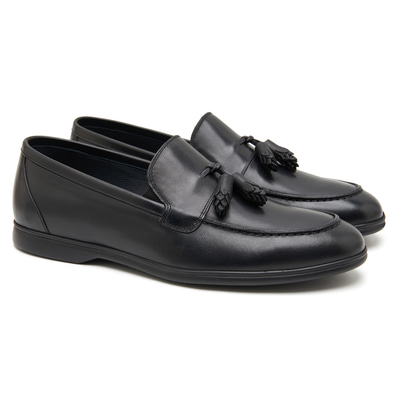Siyah Vino Erkek Deri Loafer
