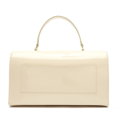 Stachy Bej Kadın Rugan Deri El Çantası 