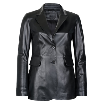 Stansie Siyah Kadın Deri Ceket