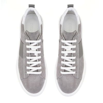 Stew Gri Erkek Deri Spor Ayakkabı