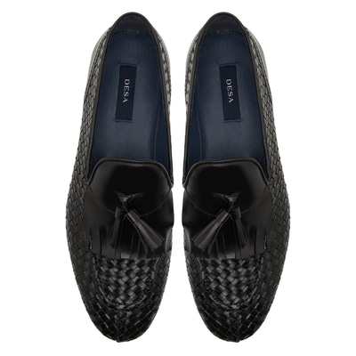 Stew Siyah Erkek Deri Loafer