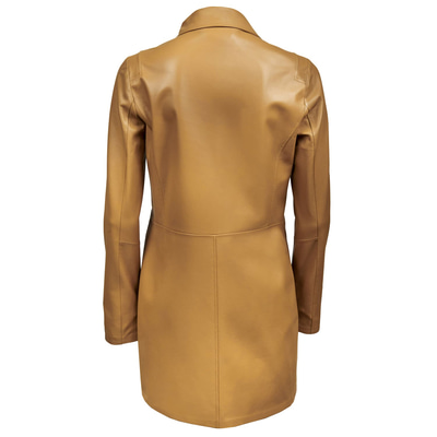 Taba Larix Kadın Deri Trençkot