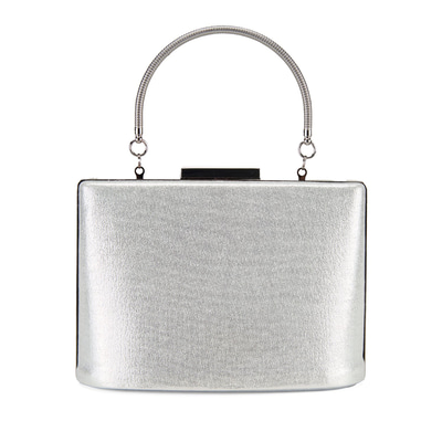 Teresa Gümüş Kadın Parlak Taşlı Gece Çantası