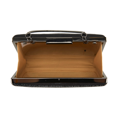 Teresa Siyah Kadın Parlak Taşlı Gece Çantası