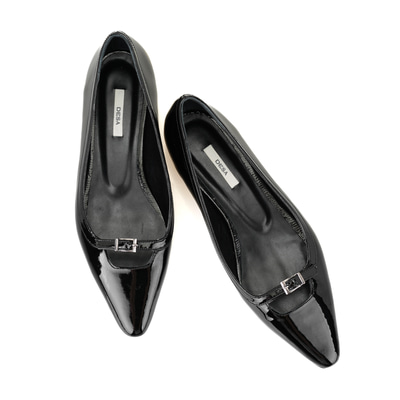 Thresh Siyah Kadın Klasik Topuklu Deri Ayakkabı