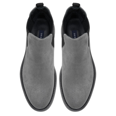 Tina Gri Erkek Süet Chelsea Bot