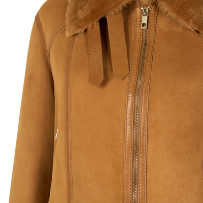 Tinora Kahve Kürk Ceket