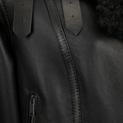 Tinora Siyah Kürk Ceket