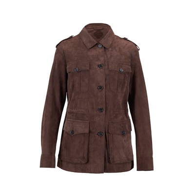 Tiora Kahve Kadın Süet Ceket