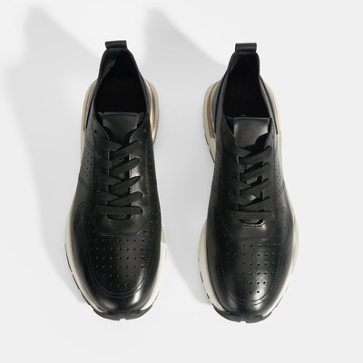 Tressa Siyah Erkek Deri Bağcıklı Günlük Ayakkabı