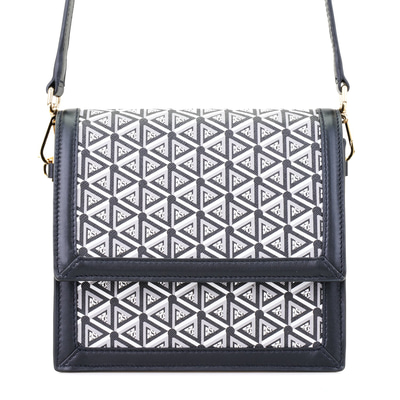 Tronc Siyah Kadın Monogram Omuz Çantası