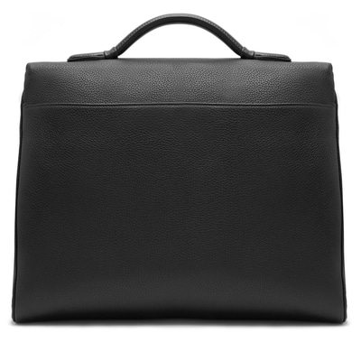 Trula Siyah Erkek Deri Evrak Çantası