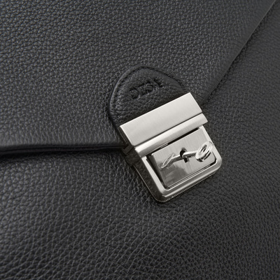 Trula Siyah Erkek Deri Evrak Çantası