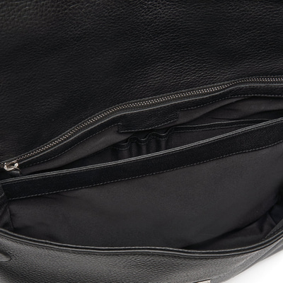 Trula Siyah Erkek Deri Evrak Çantası