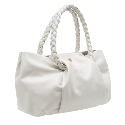 Tulip Beyaz Kadın Deri Omuz Askılı Çanta