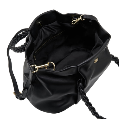 Tulip Siyah Kadın Deri Omuz Askılı Çanta