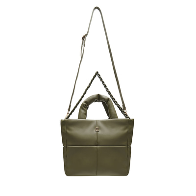 Tulipe Haki Kadın El Çantası