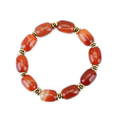 Turuncu Akik Taşı Bileklik