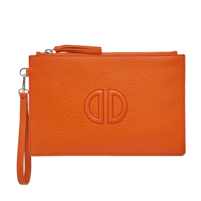 Turuncu Bonni Kadın Deri El Çantası