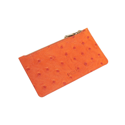 Turuncu Welkin Kadın Deri Kartlık