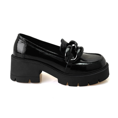 Ulrica Siyah Kadın Deri Loafer