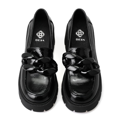 Ulrica Siyah Kadın Deri Loafer