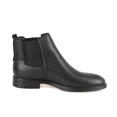 Urien Siyah Erkek Lastikli Deri Chelsea Bot