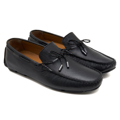 Vald Siyah Erkek Deri Loafer