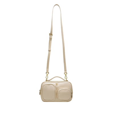 Valeria Krem Kadın Deri El Çantası