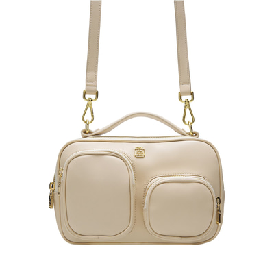 Valeria Krem Kadın Deri El Çantası
