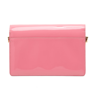 Valeria Pembe Kadın Deri Omuz Çantası