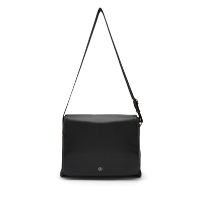 Verena Siyah Erkek Deri Postacı Çantası