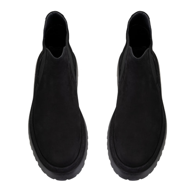 Vicentane Siyah Erkek Deri Bot