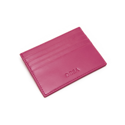 Vidal Fuşya Kadın Deri Kartlık