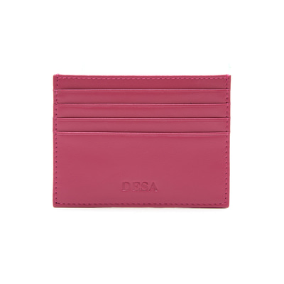 Vidal Fuşya Kadın Deri Kartlık