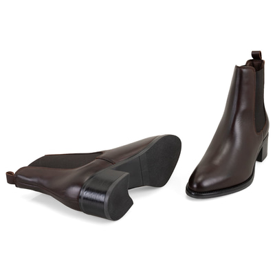 Vien Koyu Kahve Kadın Deri Bot