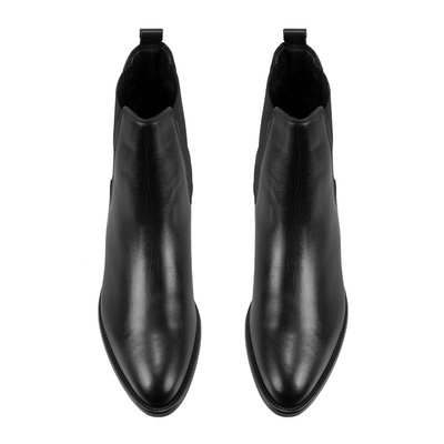 Vien Siyah Kadın Deri Bot