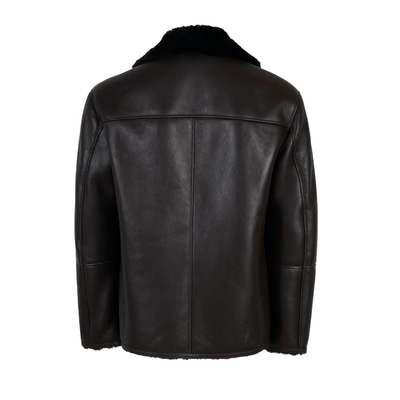 Viony Koyu Kahve Erkek Kürk Ceket