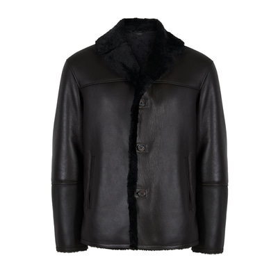 Viony Koyu Kahve Erkek Kürk Ceket