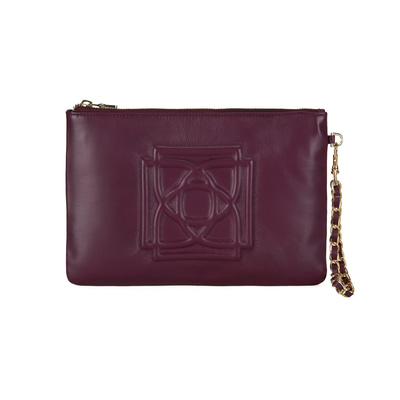 Vionya Bordo Kadın Deri El Çantası