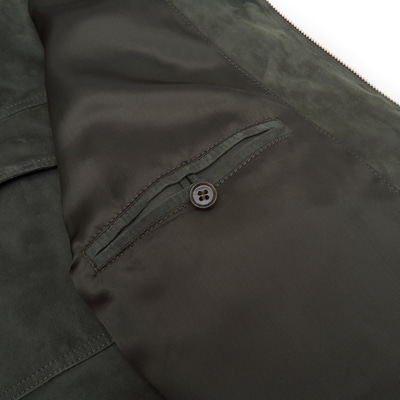 Vitale Erkek Süet Bomber Deri Ceket