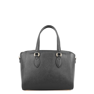 Vitelio Siyah Kadın Deri El Çantası