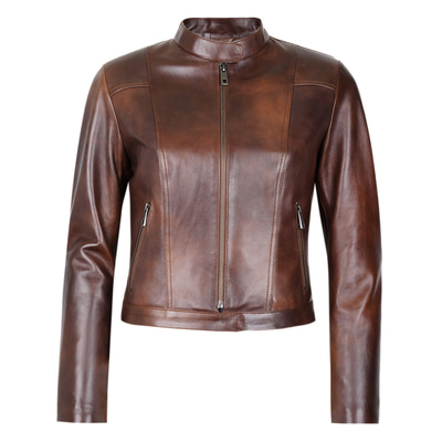 Volante Kahve Kadın Deri Mont