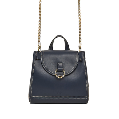 Voleta Kadın Zincir Detaylı Deri Omuz Çantası