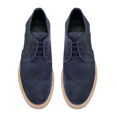 Werner Lacivert Erkek Süet Deri Klasik Ayakkabı
