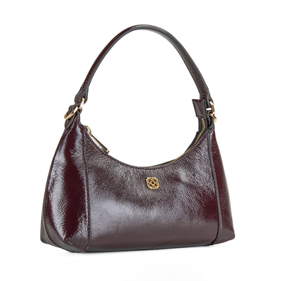 xxx Brielle Bordo Kadın Rugan Omuz Çantası